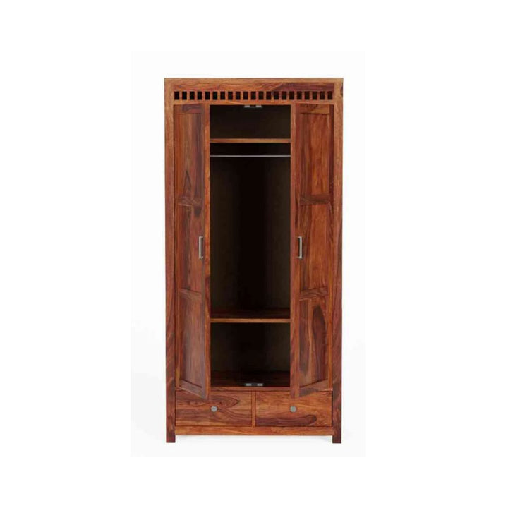 Pilar 2 door sheesham wood wardrobe
