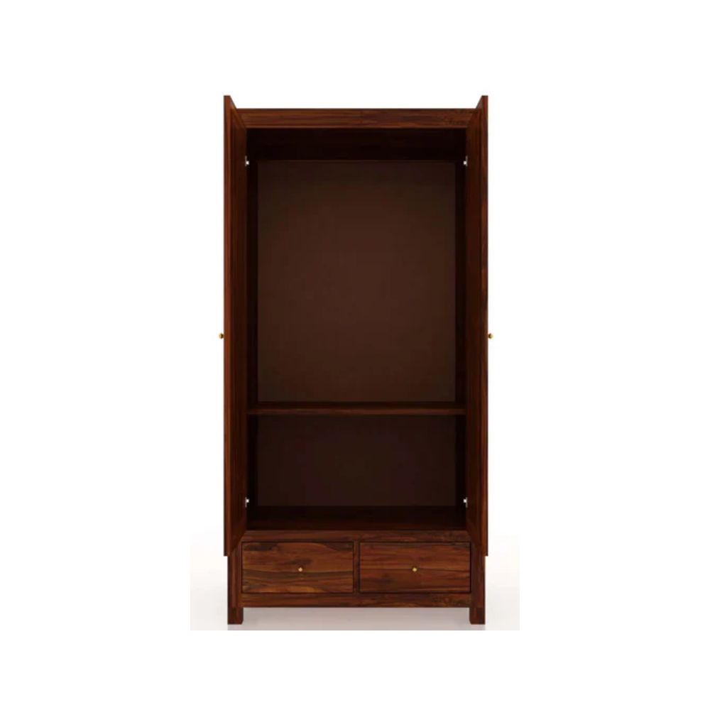 Patricia 2 door sheesham wood wardrobe