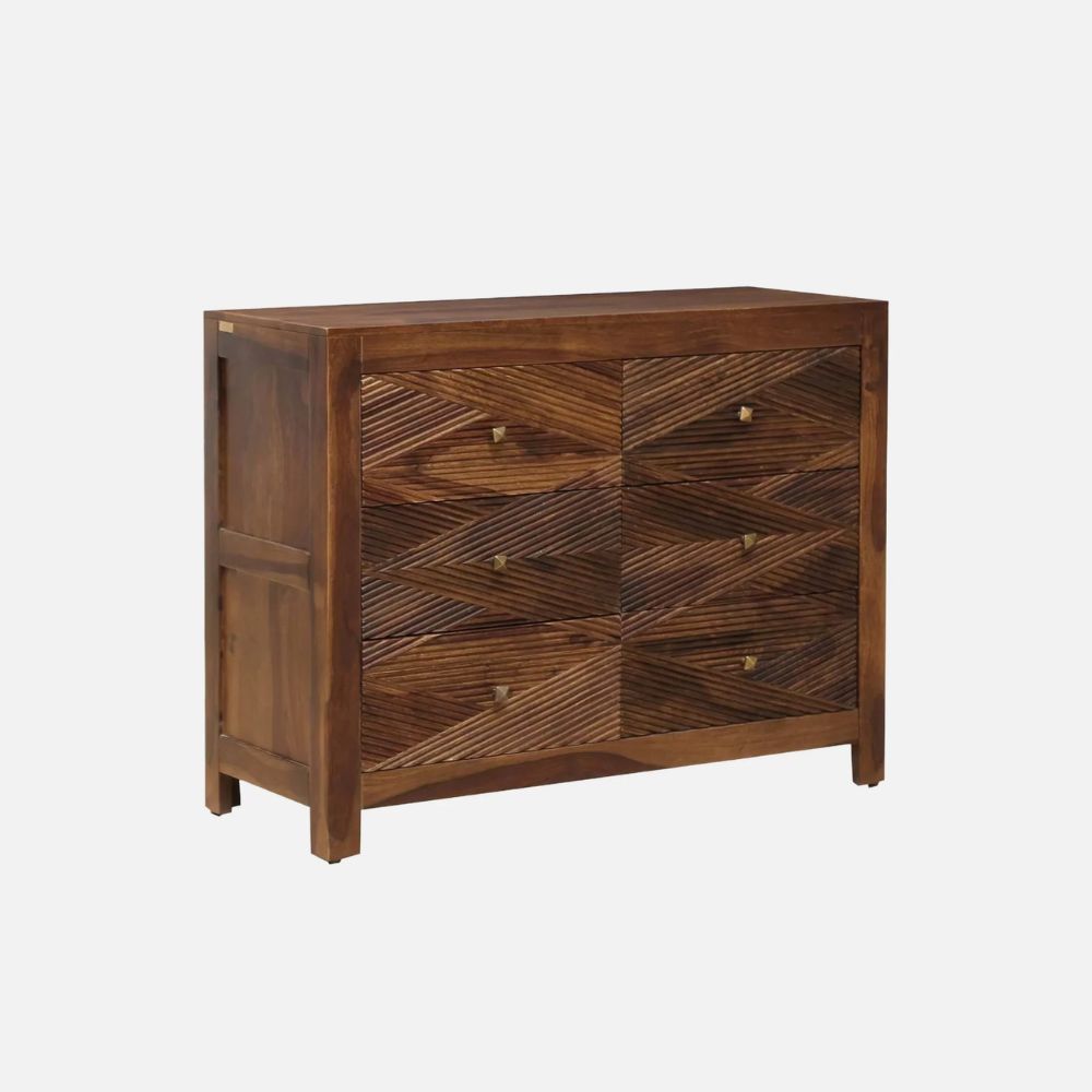 Mariana sheesham wood chest of drawers