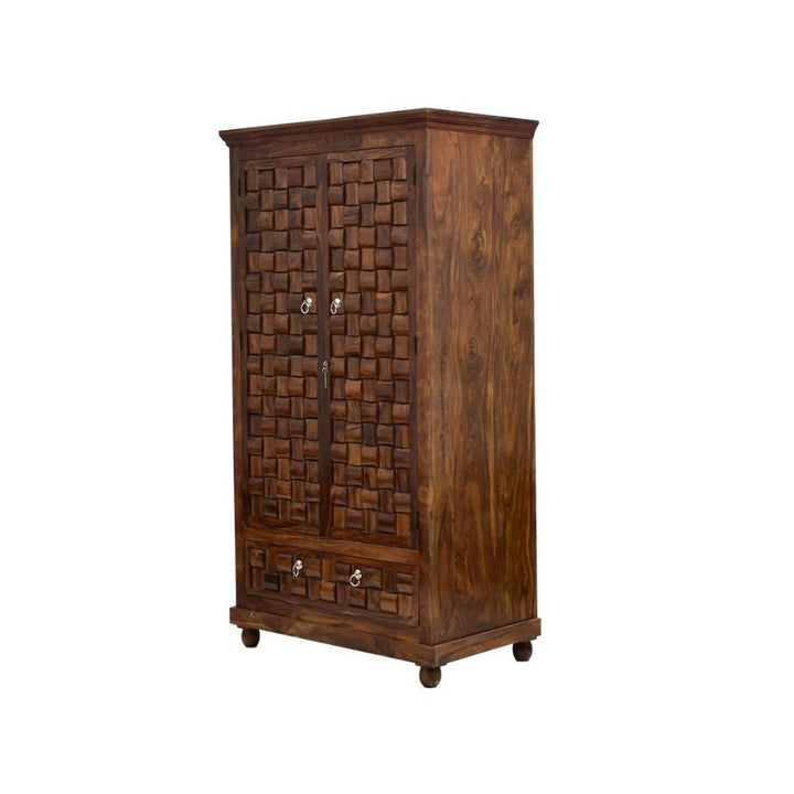 Rafaela 2 door sheesham wood wardrobe