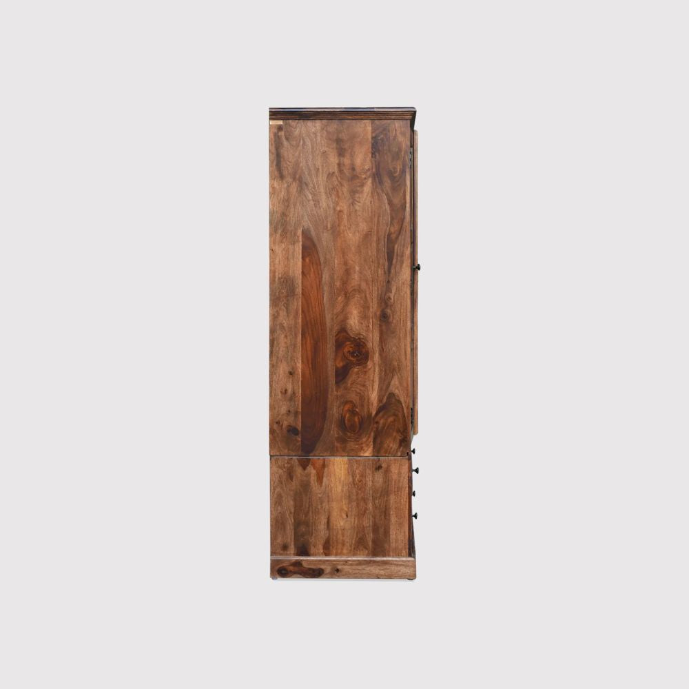 Paula 2 door sheesham wood wardrobe