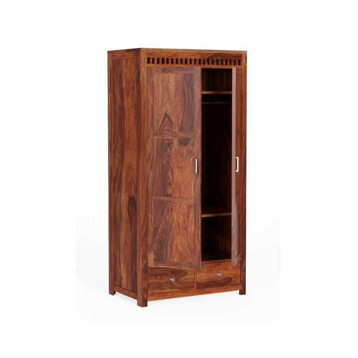 Pilar 2 door sheesham wood wardrobe