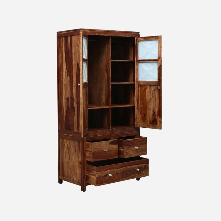 Paloma 2 door sheesham wood wardrobe