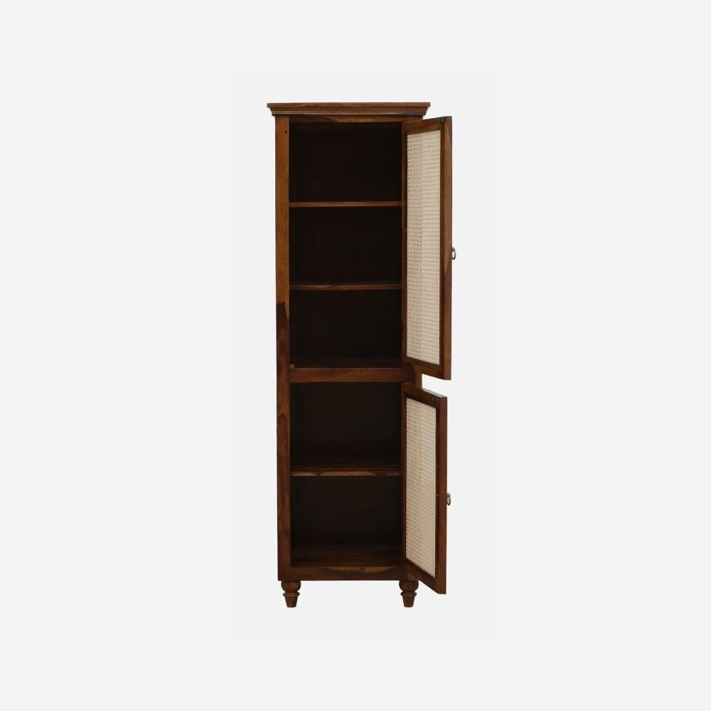 Noelia single door sheesham wood wardrobe