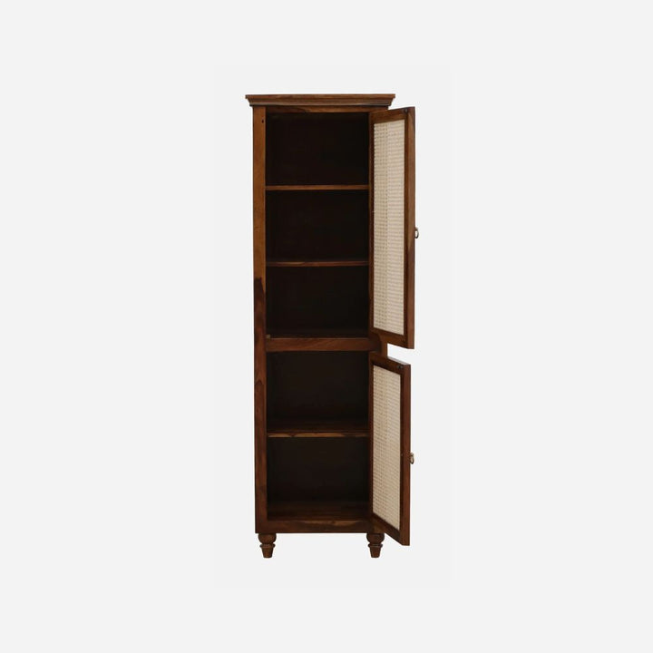 Noelia single door sheesham wood wardrobe