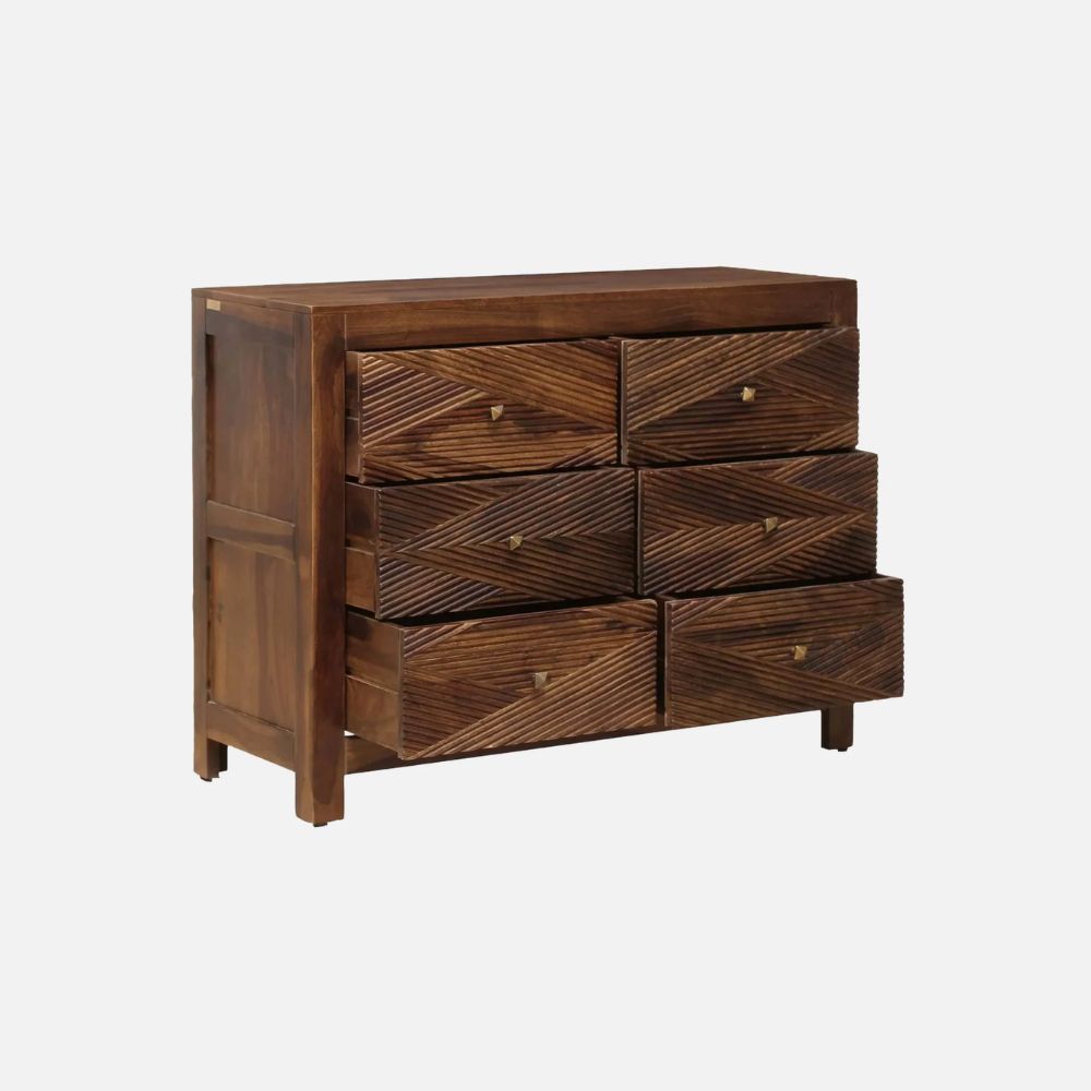 Mariana sheesham wood chest of drawers