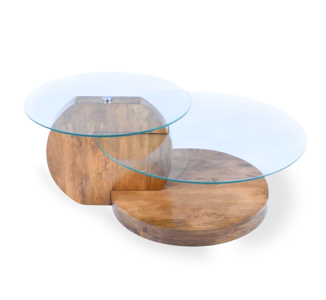 Aarohi Bunch Wooden Nesting Centre Tables