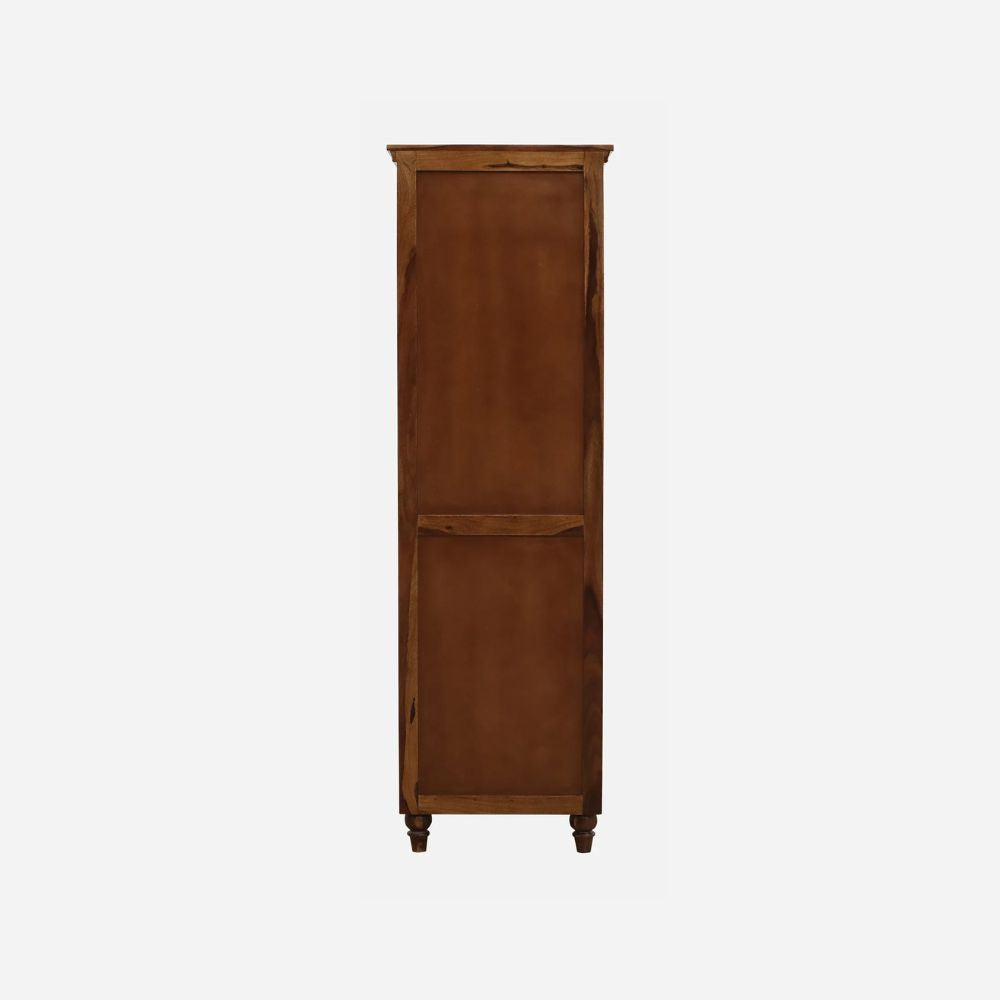 Noelia single door sheesham wood wardrobe