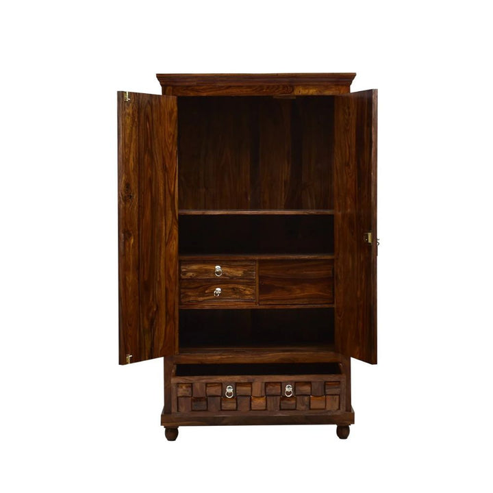 Rafaela 2 door sheesham wood wardrobe