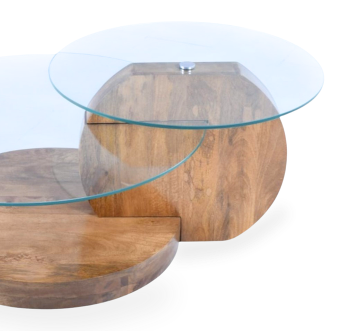Aarohi Bunch Wooden Nesting Centre Tables