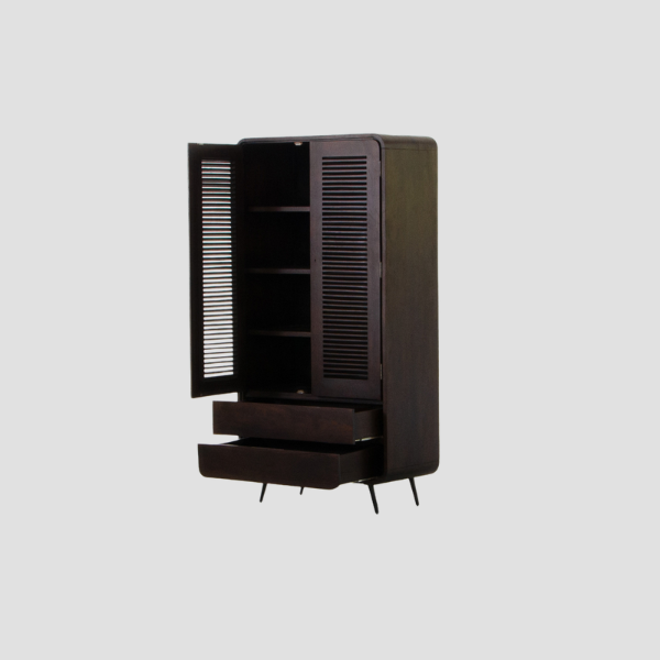 Rebeca 2 door sheesham wood wardrobe