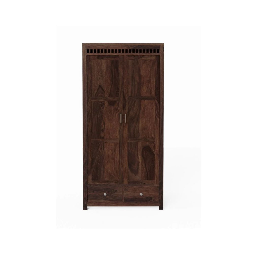 Pilar 2 door sheesham wood wardrobe