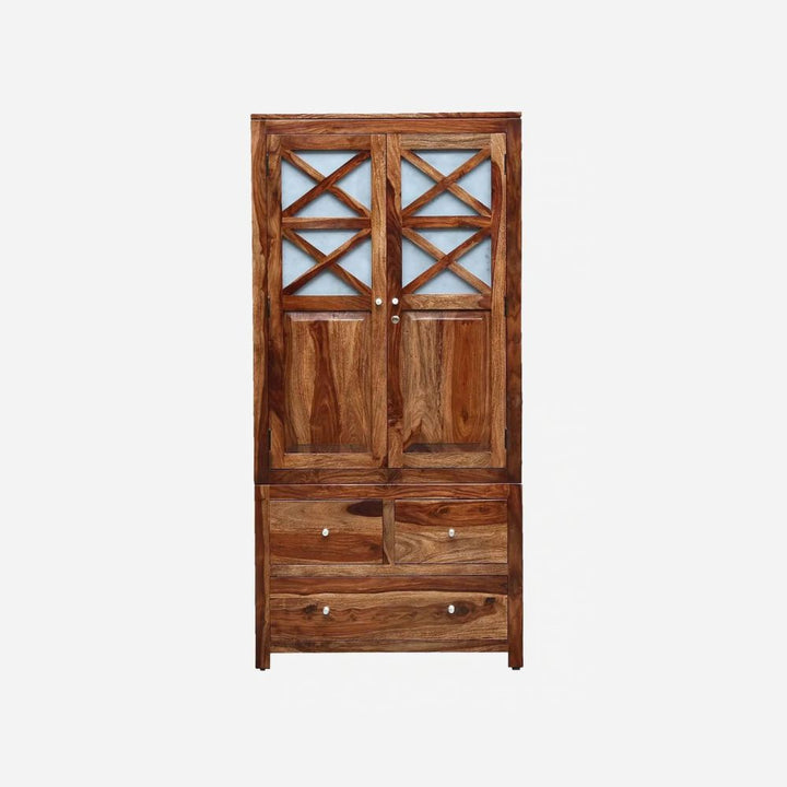 Paloma 2 door sheesham wood wardrobe