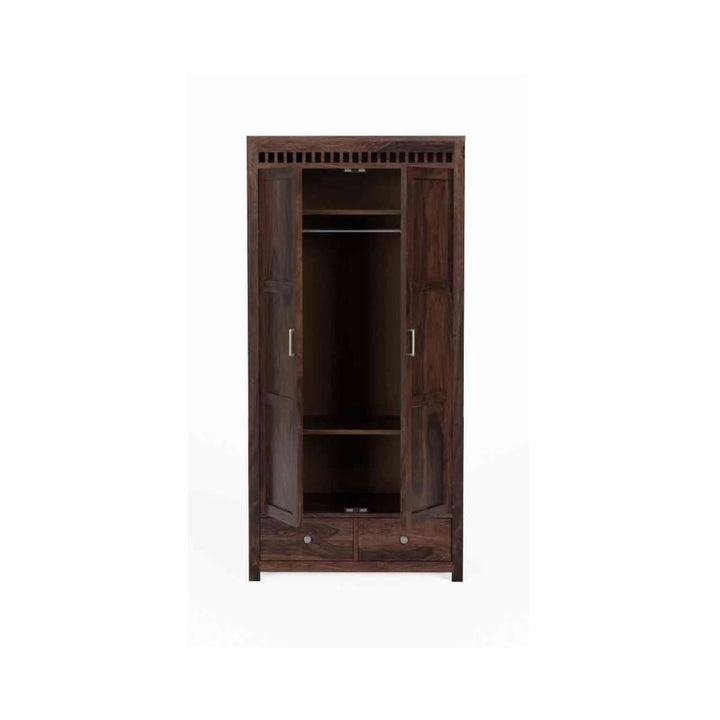 Pilar 2 door sheesham wood wardrobe