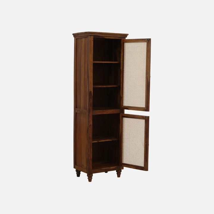 Noelia single door sheesham wood wardrobe