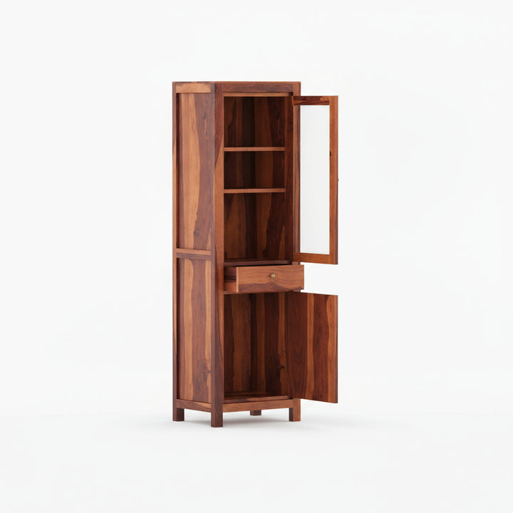 Anabel Sheesham wood crockery unit