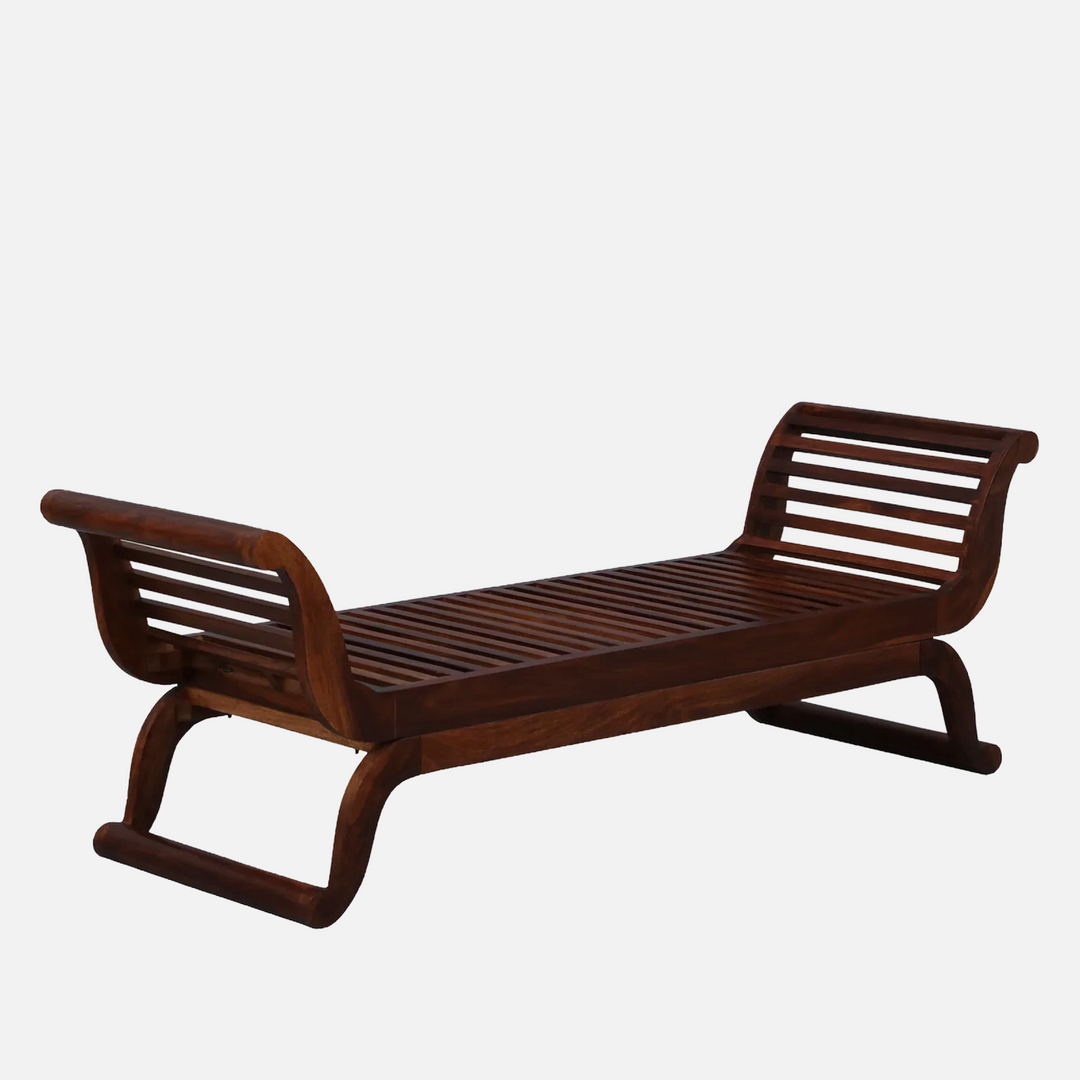 Julia Sheesham Wood Living Room Bench