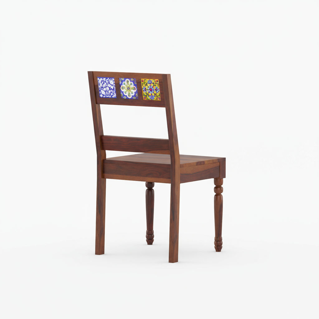 Camila Sheesham Wood Dining Table Set