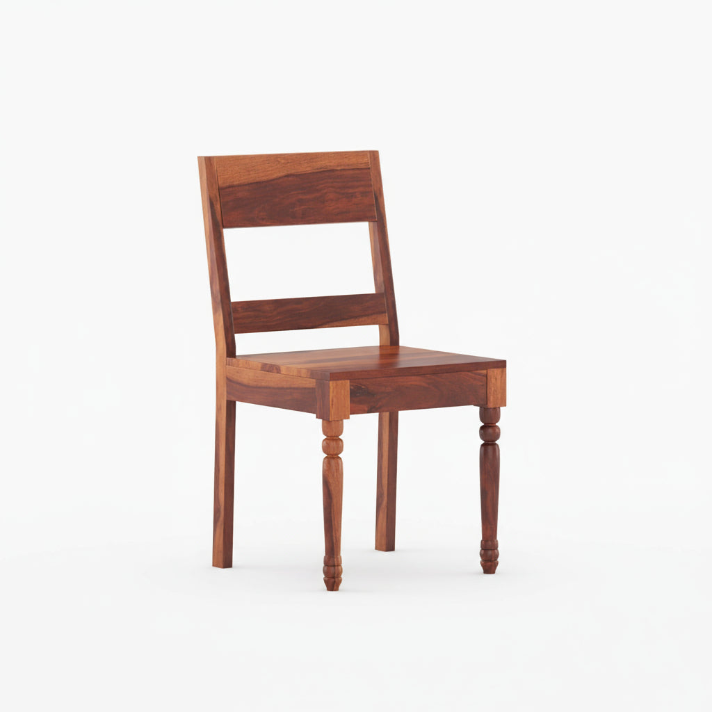 Camila Sheesham Wood Dining Table Set