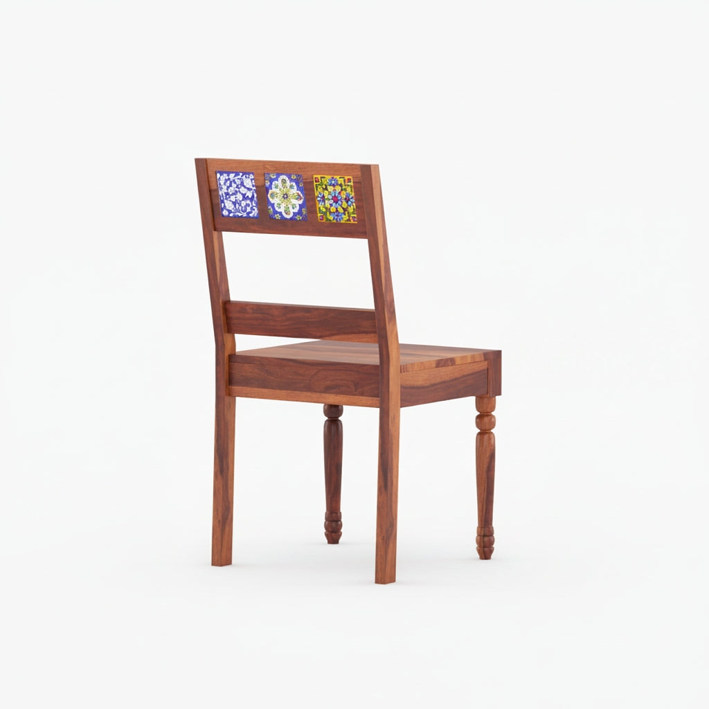 Camila Sheesham Wood Dining Table Set