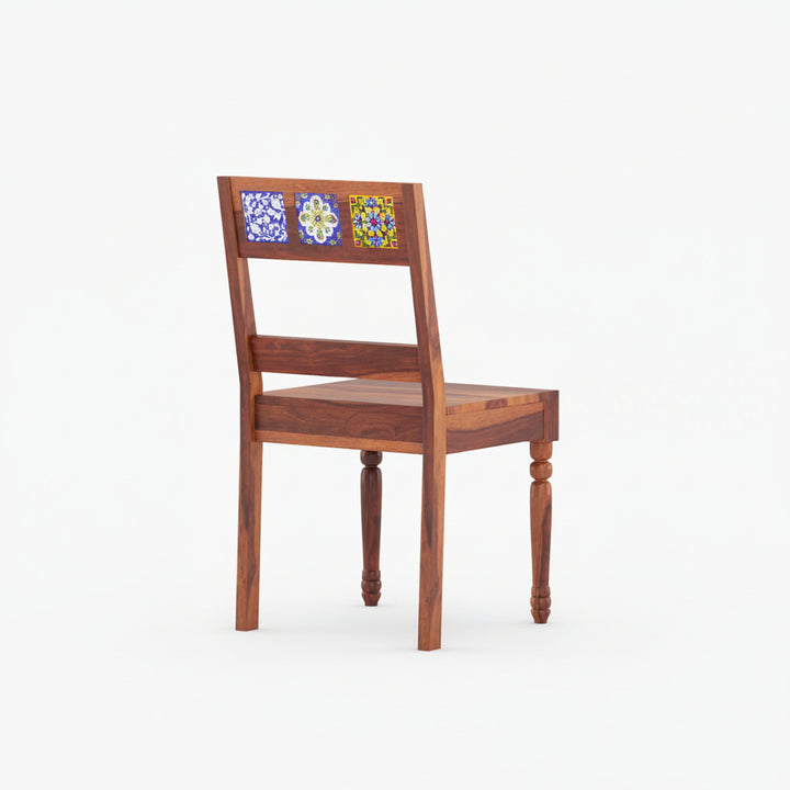 Camila Sheesham Wood Dining Table Set