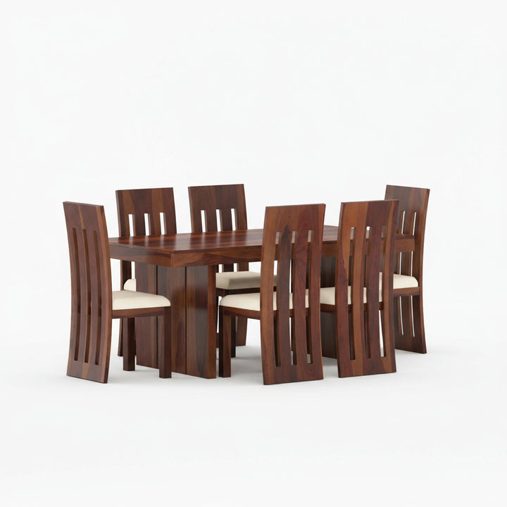 Daniela Sheesham Wood Dining Table Set