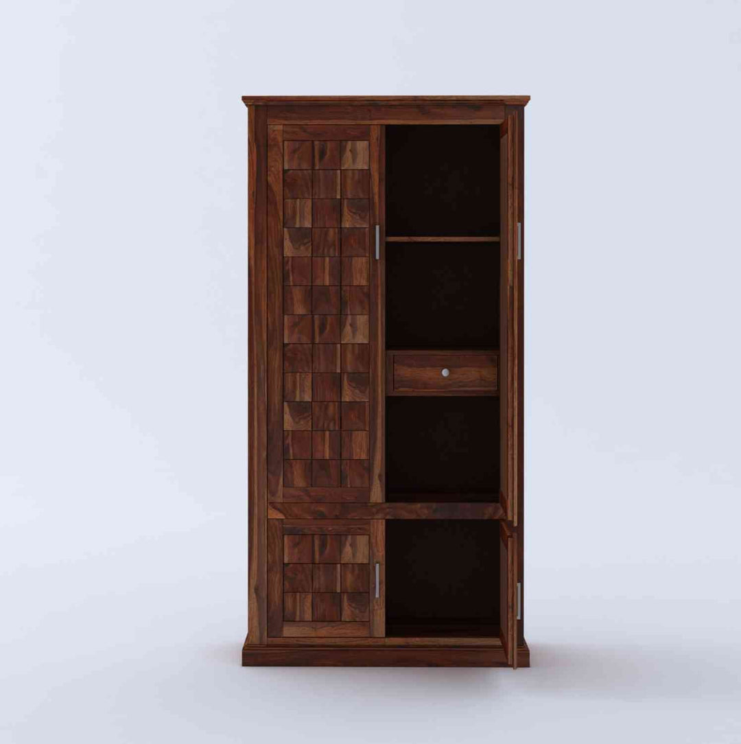 Nerea 2 door sheesham wood wardrobe