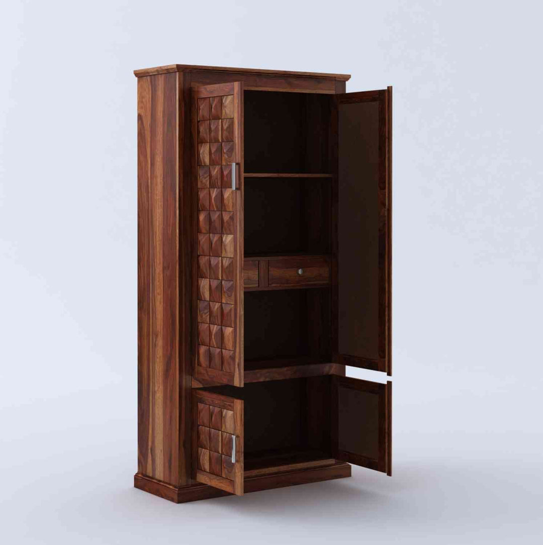 Nerea 2 door sheesham wood wardrobe