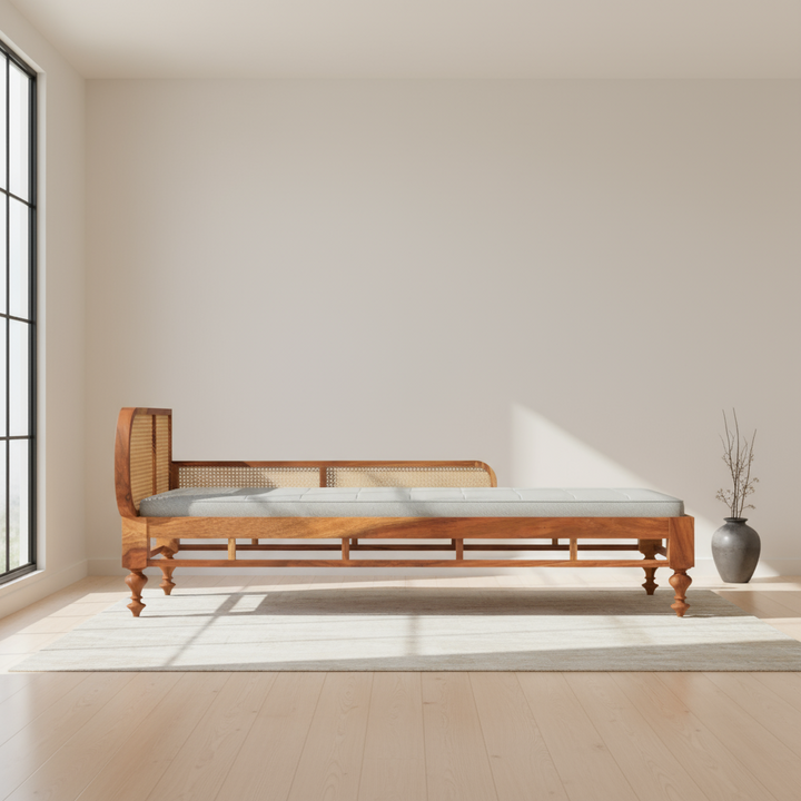 Josefina Sheesham Wood Chaise Lounge | Bench