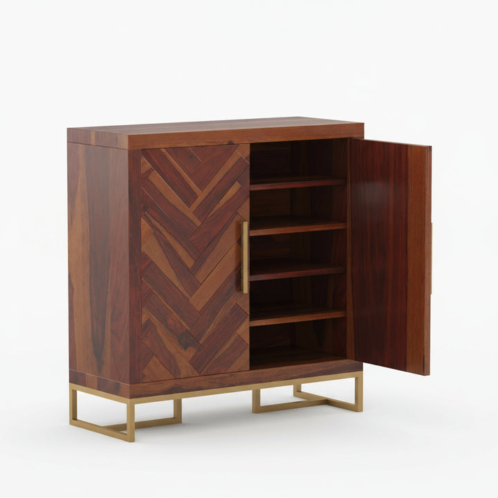 Magdalena Sheesham Wood Shoe Rack for Door