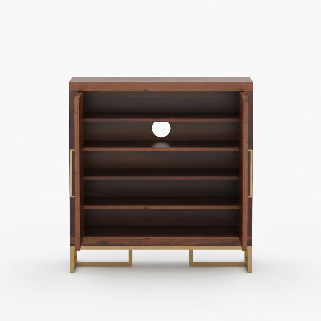 Magdalena Sheesham Wood Shoe Rack for Door