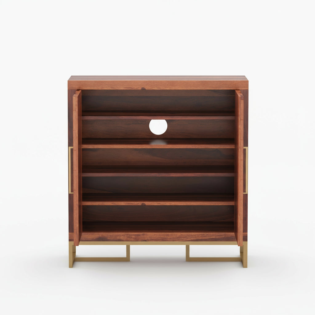 Magdalena Sheesham Wood Shoe Rack for Door