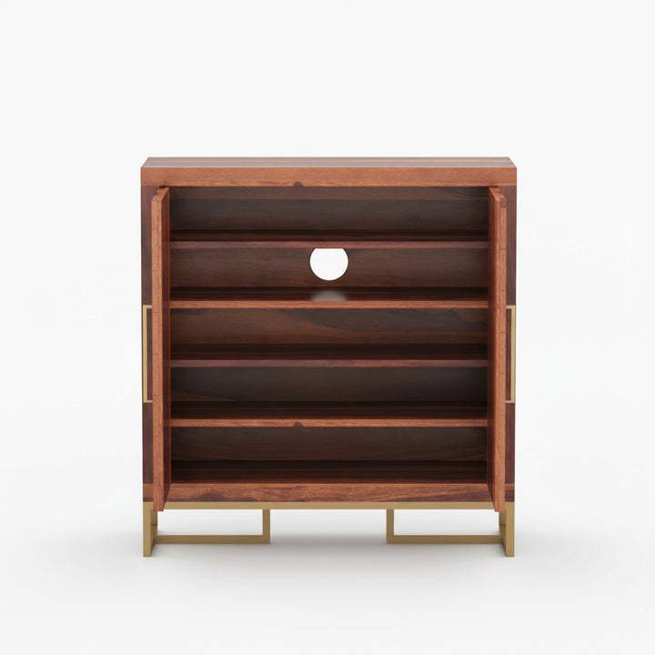 Magdalena Sheesham Wood Shoe Rack for Door