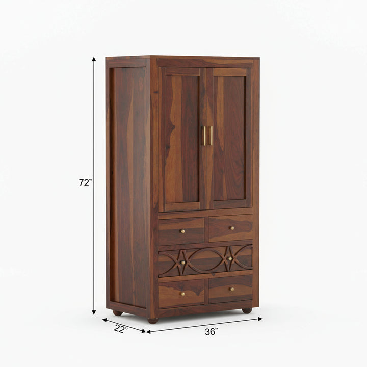 Renata 3 door dismental wardrobe