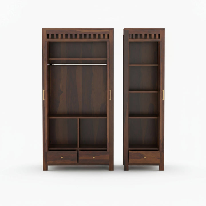 Sara sheesham wood 3 door wardrobe