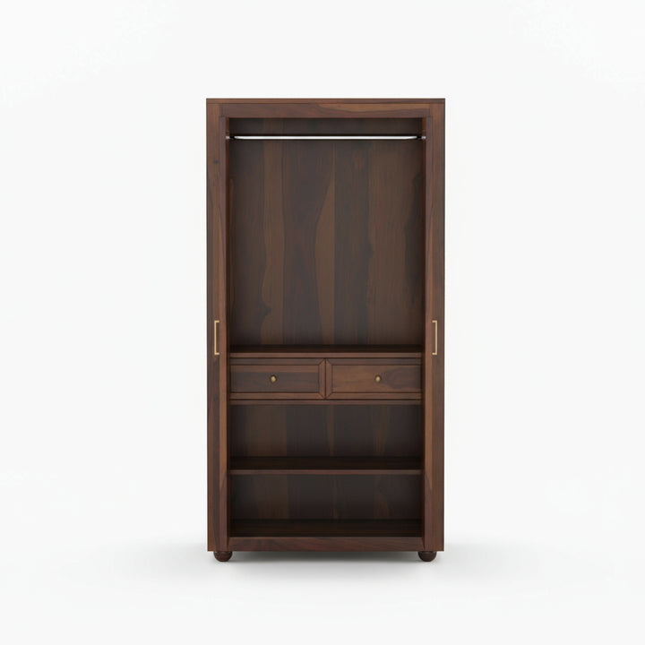 Rosa Sheesham Wood 3 door wardrobe