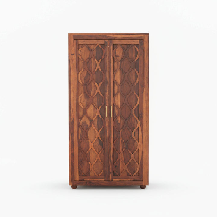 Rosa Sheesham Wood 3 door wardrobe
