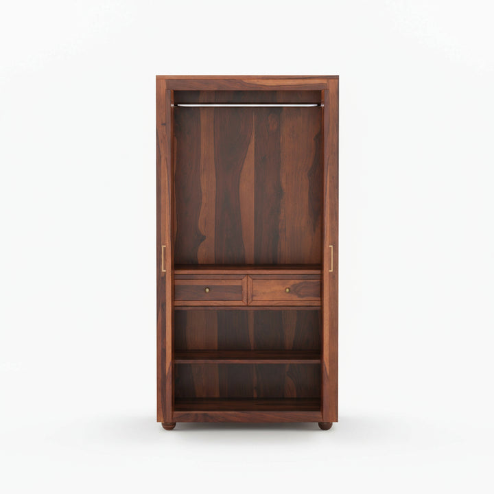 Rosa Sheesham Wood 3 door wardrobe
