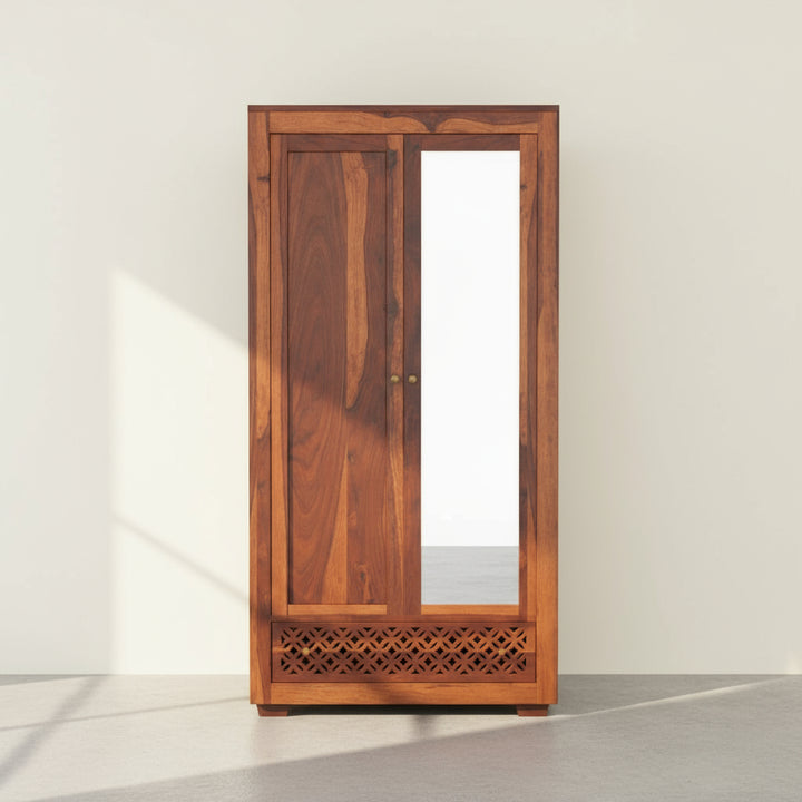 Silvia Sheesham Wood 2 door Wardrobe