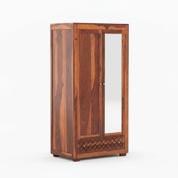 Silvia Sheesham Wood 2 door Wardrobe
