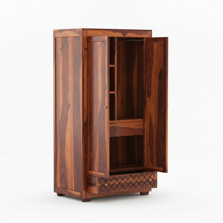 Silvia Sheesham Wood 2 door Wardrobe