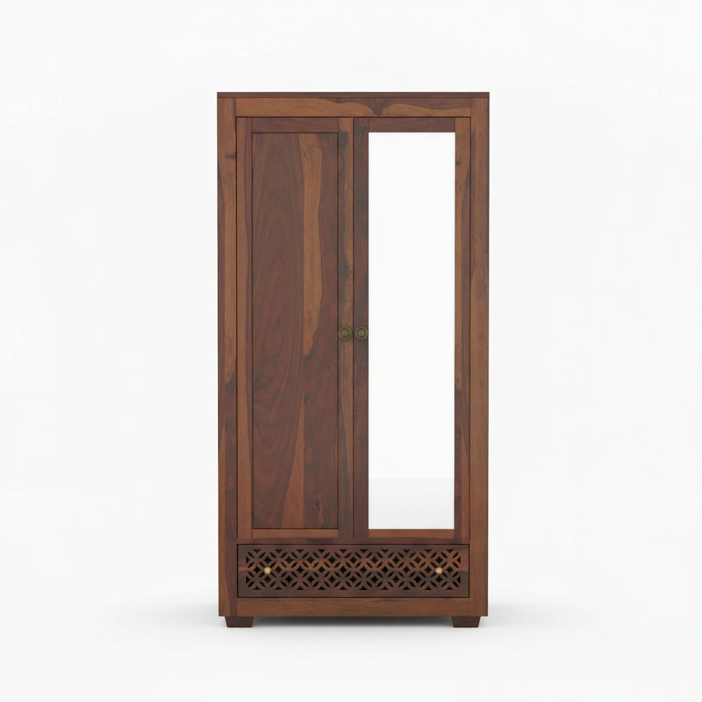 Silvia Sheesham Wood 2 door Wardrobe
