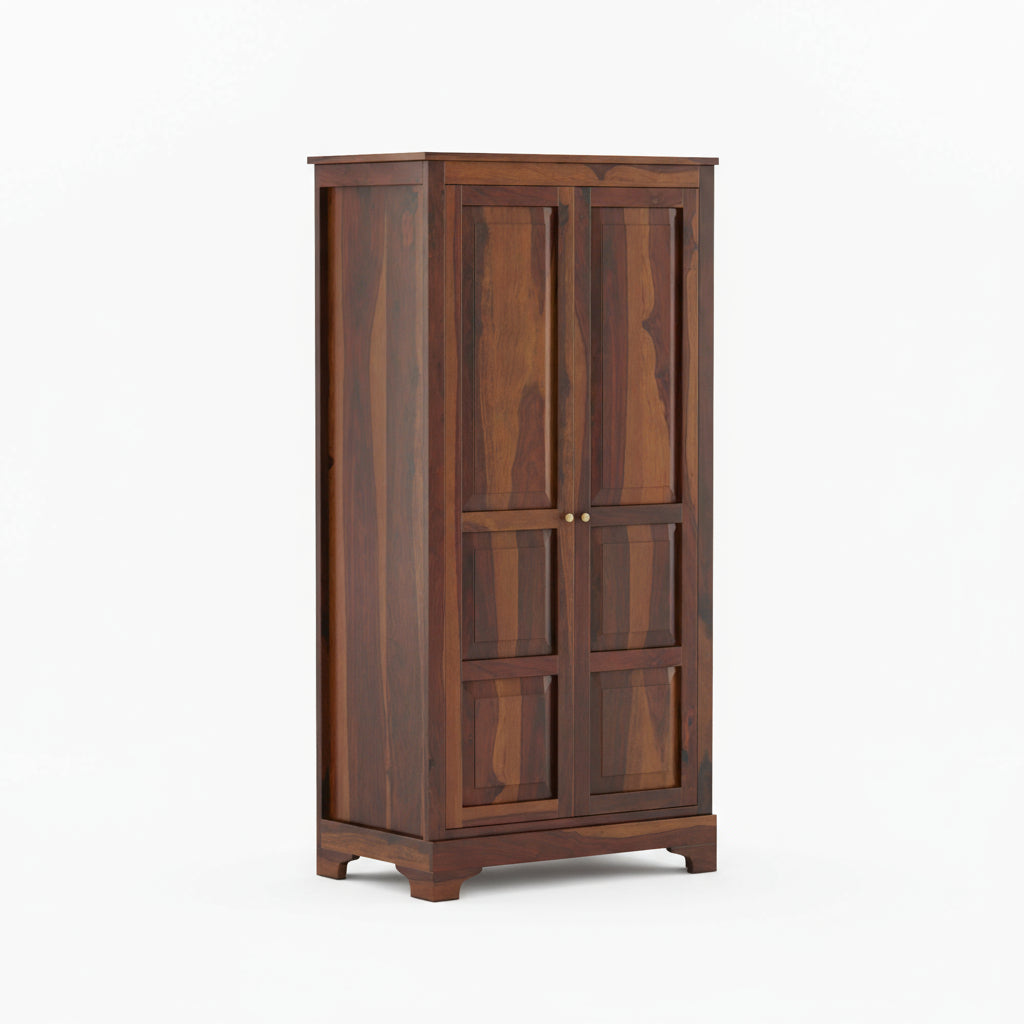 Susana Sheesham Wood 3 Door Wardrobe