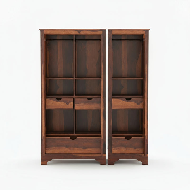 Susana Sheesham Wood 3 Door Wardrobe