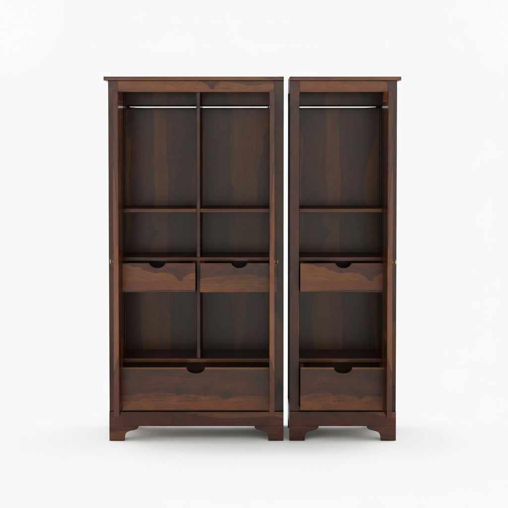 Susana Sheesham Wood 3 Door Wardrobe
