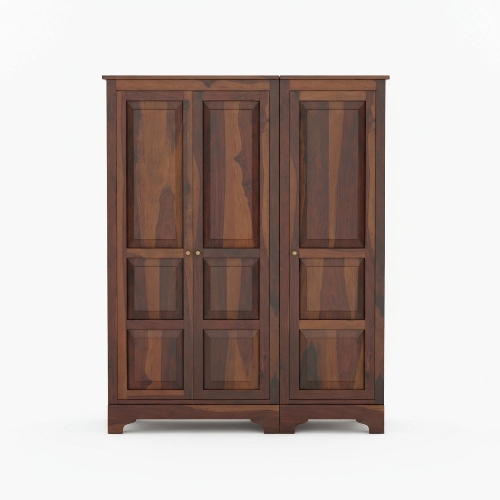Susana Sheesham Wood 3 Door Wardrobe