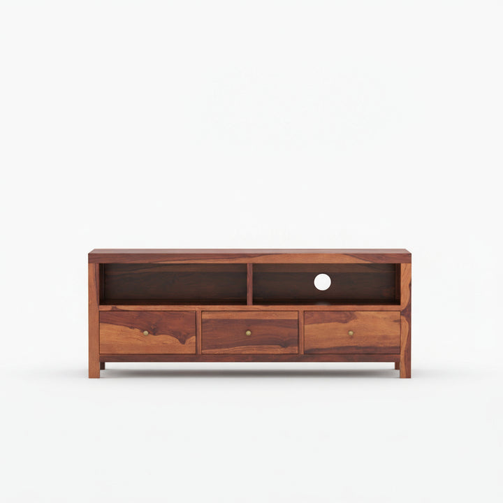 Valentina Sheesham Wood Tv Unit for Living Room