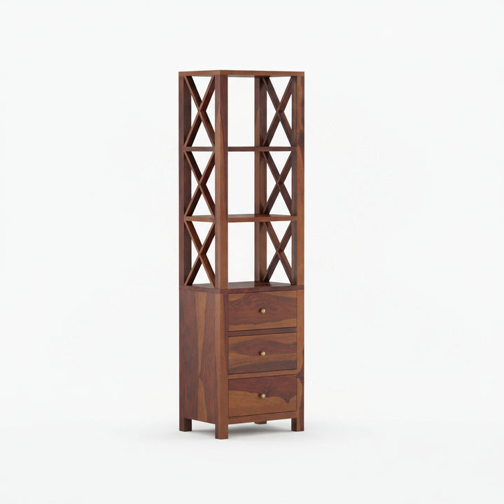 Valentina Sheesham Wood Tv Unit for Living Room