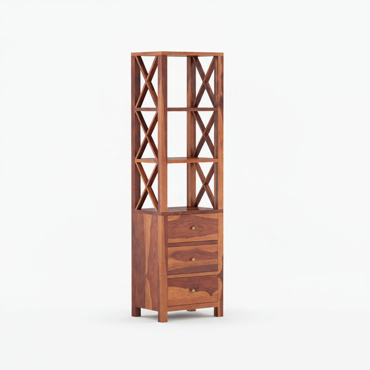 Valentina Sheesham Wood Tv Unit for Living Room