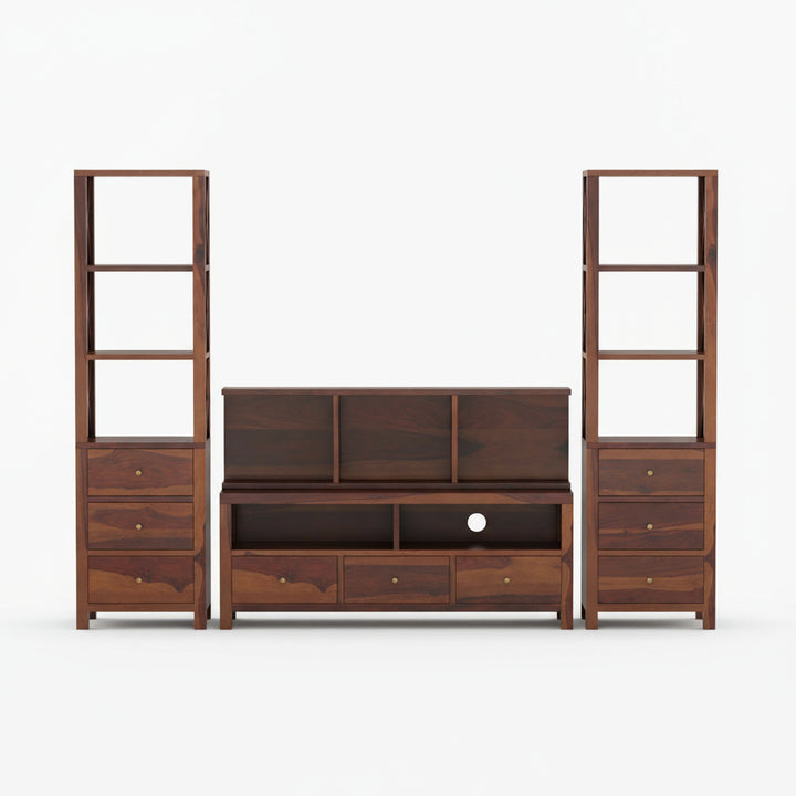 Valentina Sheesham Wood Tv Unit for Living Room